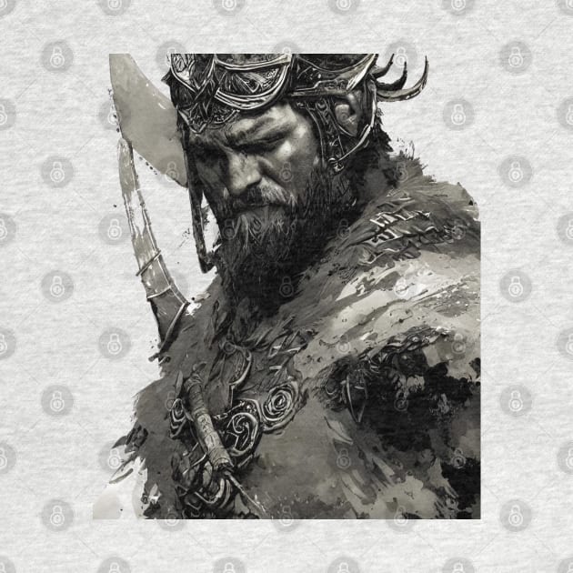 Odin the Viking God Prepares for War by DesignsbyZazz